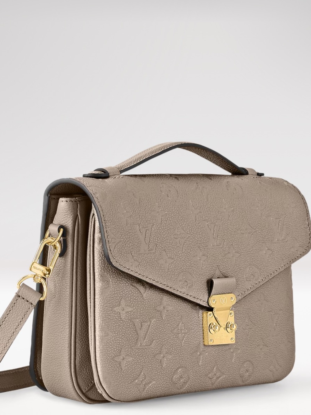 Louis Vuitton Turtledove Monogram Leather Top-Handle Pochette Métis - Picture 2 of 3